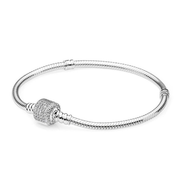 590723CZ-21 - Bransoletka Pandora Moment  z zapięciem Pavé 590723CZ-21