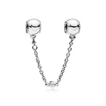 796457CZ- 05 - Łańcuszek zabezpieczający z motywem wypukłych serc 796457CZ-05