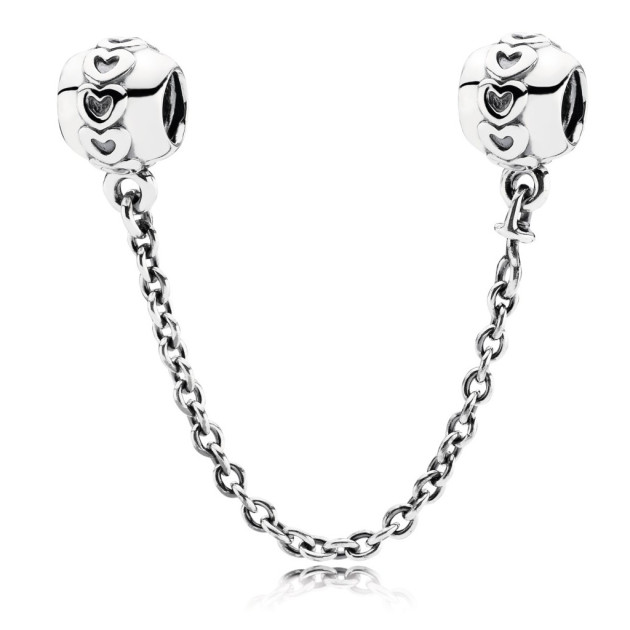 791088-05 - Łańcuszek zabezpieczający z motywem serc 791088-05