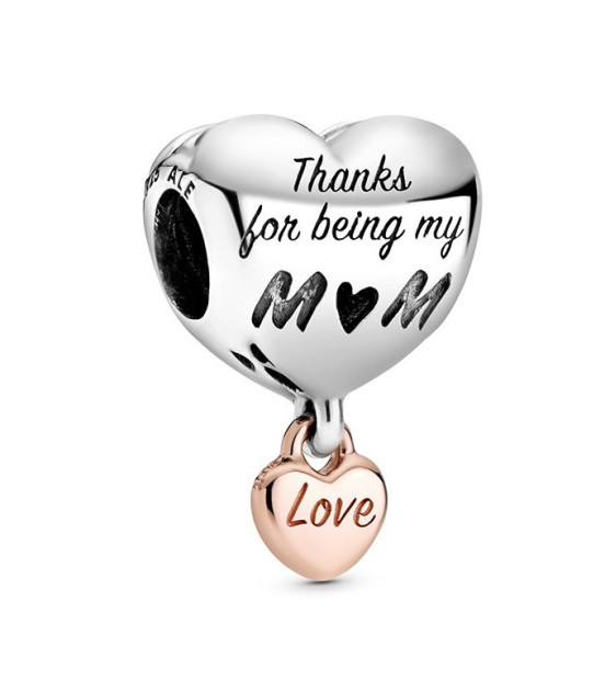 788830C00 - Charms serce „Kocham Cię Mamo” 788830C00