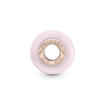 789421C00 - Różowy charms z matowego szkła Murano, 789421C00