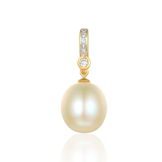 P55815 Y H/Si - Zawieszka z perłą i brylantami P55815