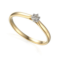 R61118YW  H/SI - Pierścionek z brylantem R61118YW