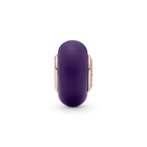 789547C00 - Charms z matowego fioletowego szkła Murano 789547C00