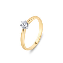 36031576/10 0,11C T - Pierścionek z brylantem 0,11ct JA-P576/10