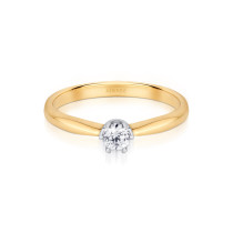 36031576/10 0,11C T - Pierścionek z brylantem 0,11ct JA-P576/10