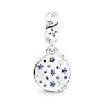 769648C01 - Podwójna zawieszka Święty Mikołaj na księżycu 769648C01