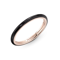 189655C01-52 - Czarny emaliowany pierścionek Pandora ME 189655C01-52