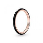 189655C01-60 - Czarny emaliowany pierścionek Pandora ME 189655C01-60