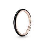 189655C01-60 - Czarny emaliowany pierścionek Pandora ME 189655C01-60