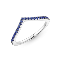 196316C02-50 - Lśniący niebieski pierścionek Pandora Timeless 196316C02-50
