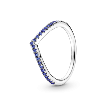 196316C02-52 - Lśniący niebieski pierścionek Pandora Timeless 196316C02-52
