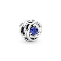790065C07 - Wrzesień Charms Urodzinowy Niebieski symbol wieczności 790065C07