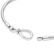 590792C00-21 - Bransoletka wężykowa Pandora Moments ze splotem nieskończoności 590792C00-21