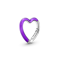 791973C01 - Ozdobny łącznik Pandora ME w kształcie jasnofioletowego serca 791973C01