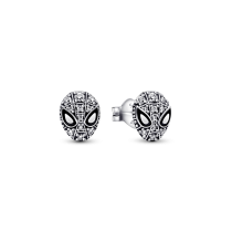292354C01 - Marvel, Kolczyki sztyfty Maska Spider-Mana wysadzana kamieniami 292354C01