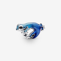 792701C01 - Charms Niebieski metaliczny gekon 792701C01