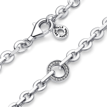 592777C01-18 - Bransoletka łańcuszkowa pavé Pandora Signature 592777C01-18