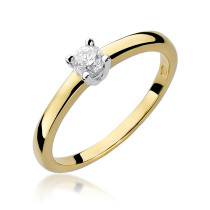 W292 0,20CT - Pierścionek z brylantem W-292 0,20ct