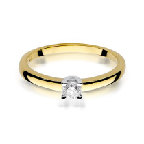W292 0,20CT - Pierścionek z brylantem W-292 0,20ct