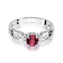 W-14 RUBIN 0,60CT - Pierścionek z rubinem i brylantami W-14 RUBIN 0,60ct
