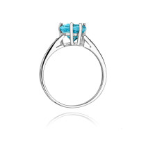 W-31 TOPAZ 1,20 CT - Pierścionek z topazem i brylantami W-31 TOPAZ 1,2ct
