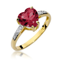 W-31 RUBIN 1,70 CT - Pierścionek z rubinem i brylantami W-31 RUBIN 1,70ct