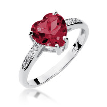 W-31 RUBIN 1,70 CT - Pierścionek z rubinem i brylantami W-31 RUBIN 1,70ct