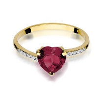 W-50 RUBIN 1,70CT - Pierścionek z rubinem i brylantami W-50 RUBIN 1,70ct