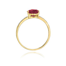 W-50 RUBIN 1,70CT - Pierścionek z rubinem i brylantami W-50 RUBIN 1,70ct