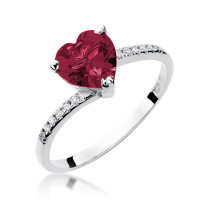 W-50 RUBIN 1,70CT - Pierścionek z rubinem i brylantami W-50 RUBIN 1,70ct