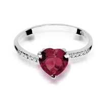 W-50 RUBIN 1,70CT - Pierścionek z rubinem i brylantami W-50 RUBIN 1,70ct