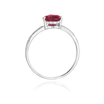 W-50 RUBIN 1,70CT - Pierścionek z rubinem i brylantami W-50 RUBIN 1,70ct