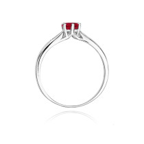 W-74 RUBIN 0,60 CT - Pierścionek z rubinem i brylantami W-74 RUBIN 0,60 ct