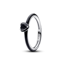 193088C01-56 - Pierścionek Pandora ME Czarna czakra serca 193088C01-56