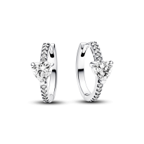 293101C01 - Kolczyki-koła z lśniącymi serduszkami 293101C01