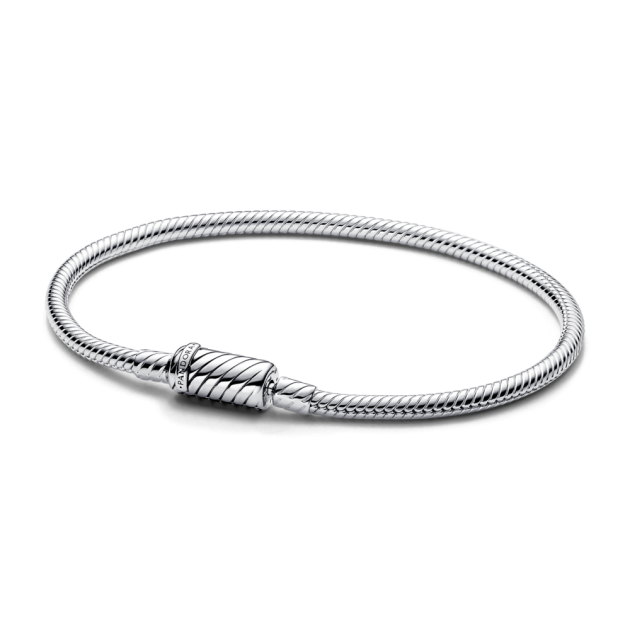 590122C00-21 - Bransoletka wężykowa Pandora Moments z zapięciem magnetycznym 590122C00-21