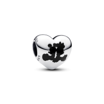 793092C01 - Charms w kształcie serca z wizerunkiem Myszki Miki i Minnie 793092C01