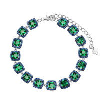 SW-C-000-X19-BZ53109 - Bransoletka srebrna z cyrkoniami