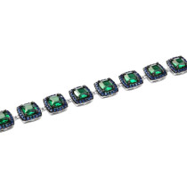 SW-C-000-X19-BZ53109 - Bransoletka srebrna z cyrkoniami