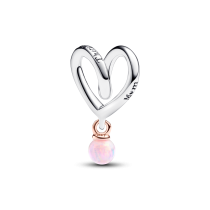 783242C01 - Dwutonowy charms Otulające serce 783242C01