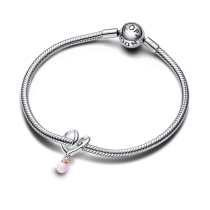 783242C01 - Dwutonowy charms Otulające serce 783242C01