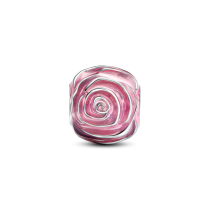 793212C01 - Różowy charms Kwitnąca róża 793212C01