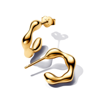 263269C00 - Otwarte kolczyki obręcze o organicznym kształcie 263269C00