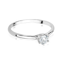 W499_W 0,21CT - Pierścionek z brylantem W-499 0,21ct