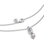 393762C01-50 - Krótki naszyjnik z symbolem nieskończoności 393762C01-50