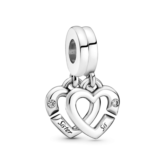 799538C01 - Zawieszka Złączone serca sióstr 799538C01